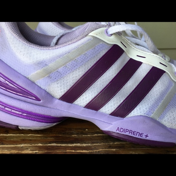 adidas purple tennis shoes